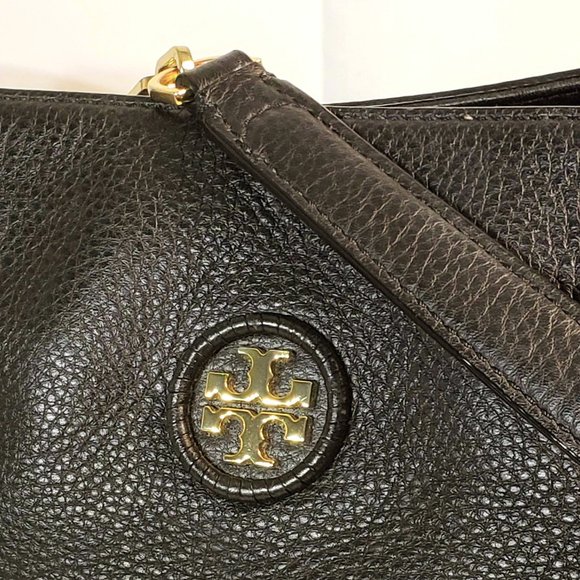 Tory Burch - Whipstitch Logo Tote, leather, excellent condition - Picture 2 of 14
